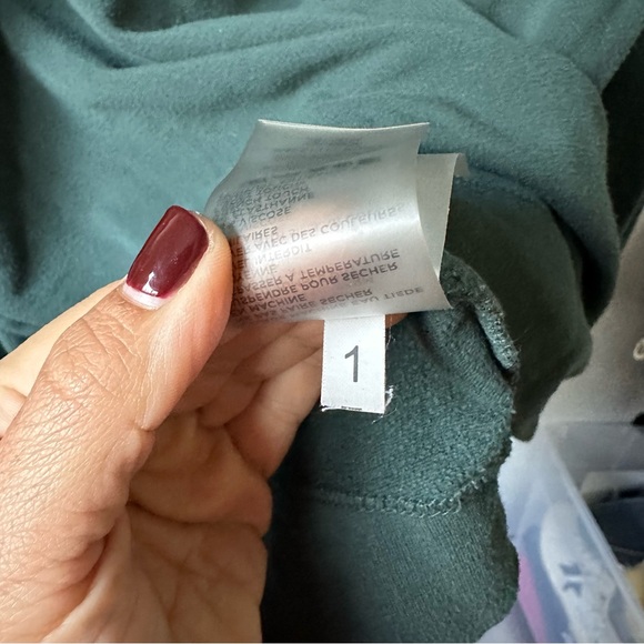 Majestic Filatures Deluxe Teeshirt French Touch Pullover Hoodie in Hunter Green - Picture 5 of 6